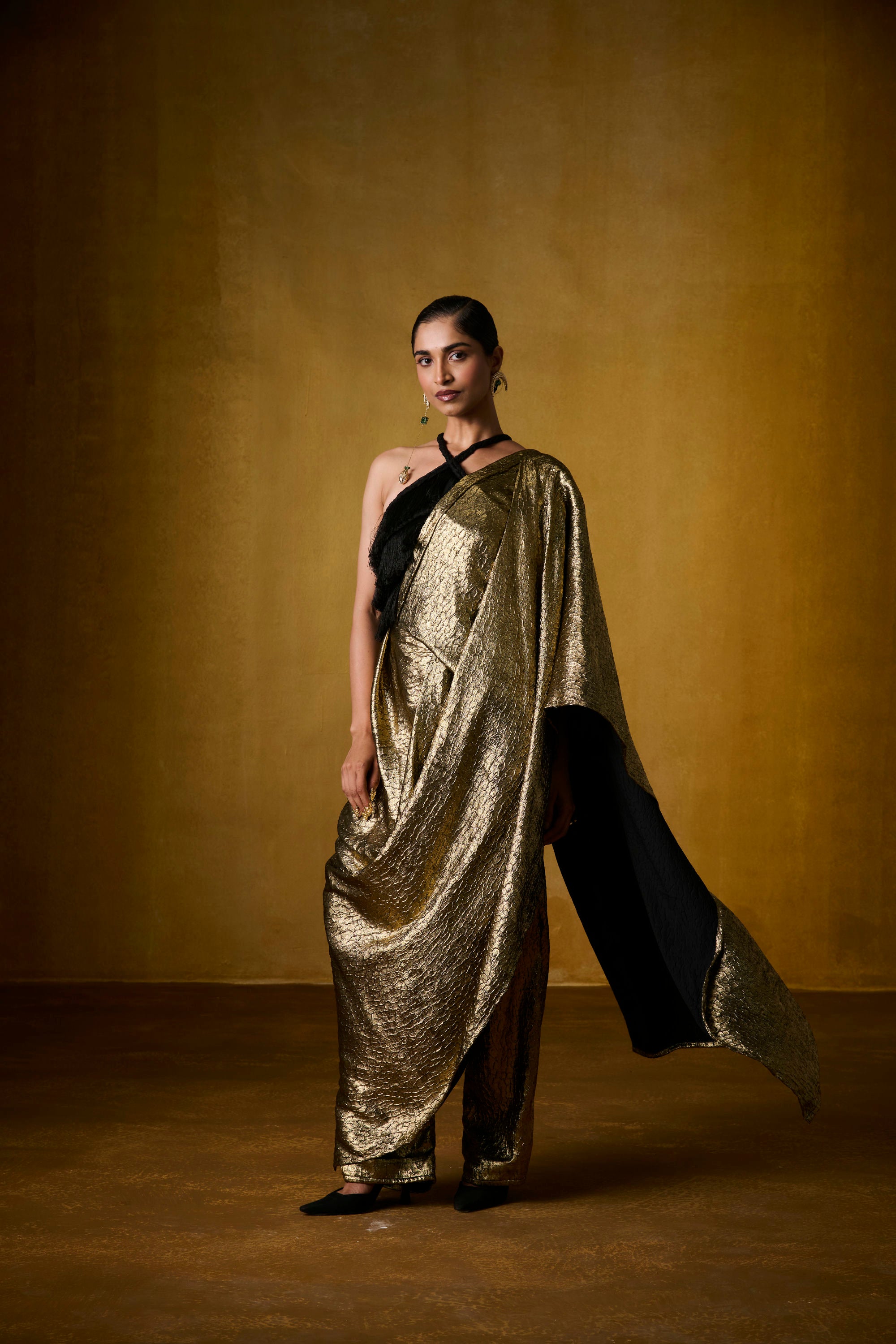SAMA BLOUSE WITH MOONFALL SAREE
