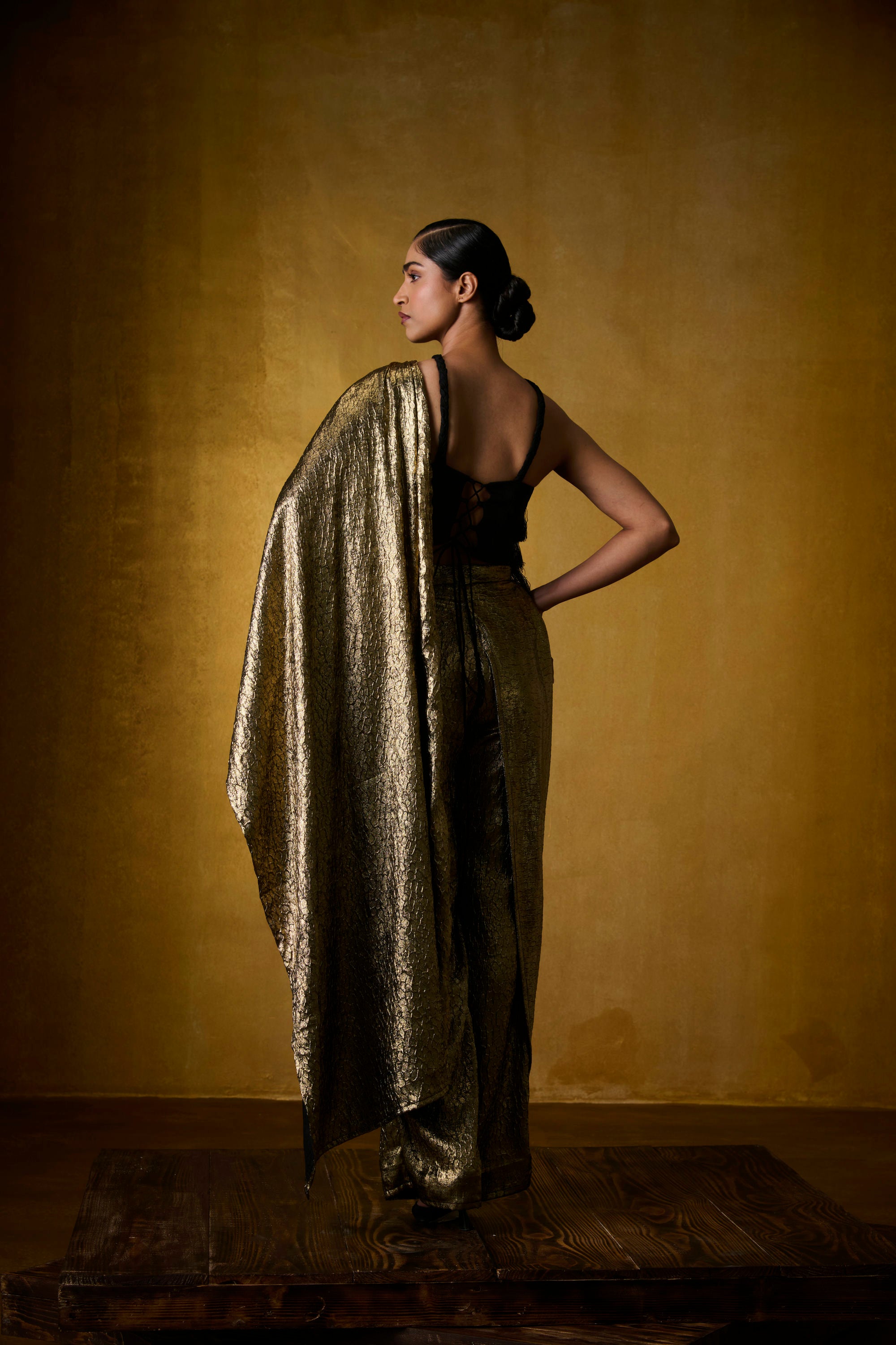 SAMA BLOUSE WITH MOONFALL SAREE