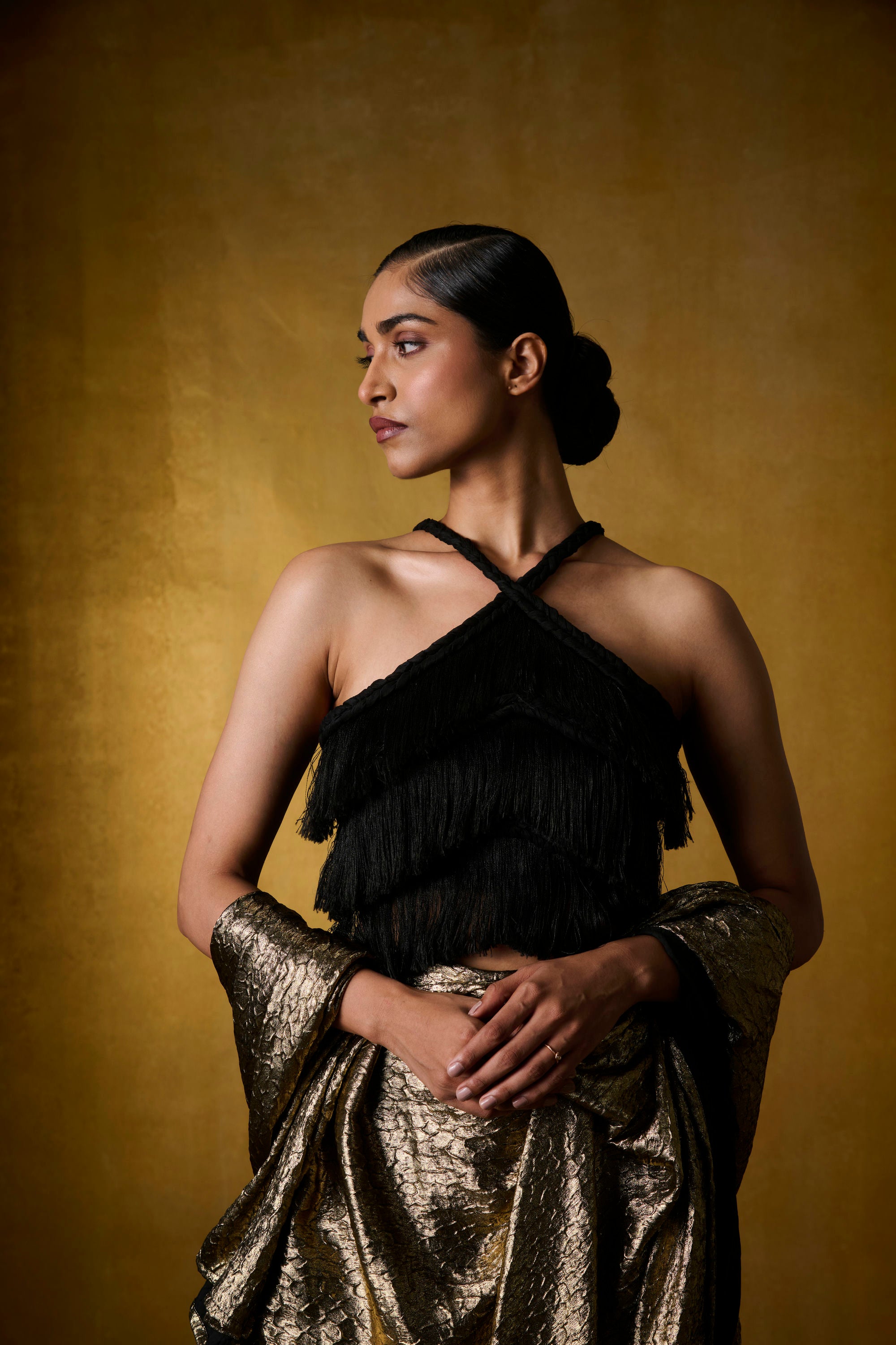 SAMA BLOUSE WITH MOONFALL SAREE