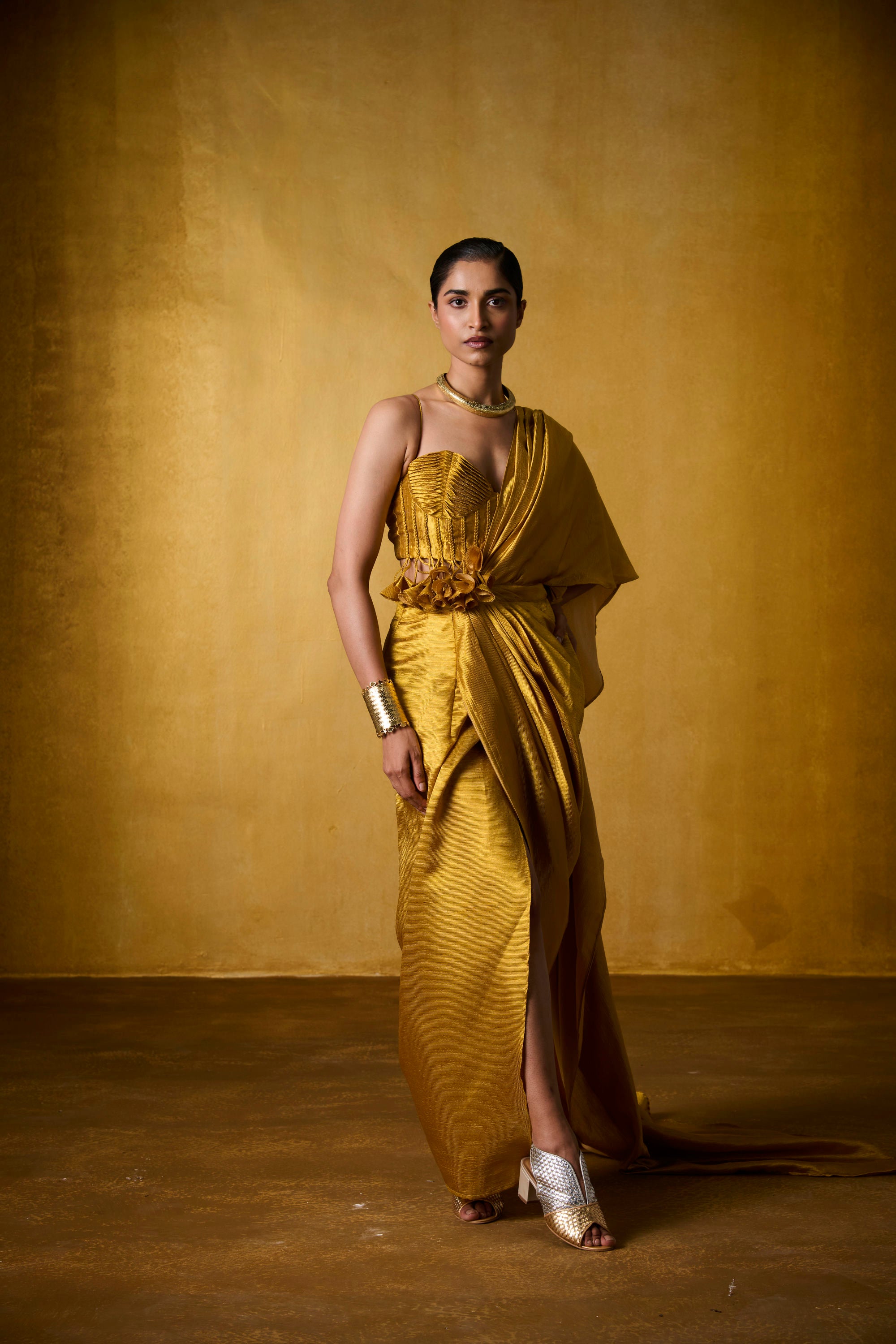 OCHRE NOOR SAREE