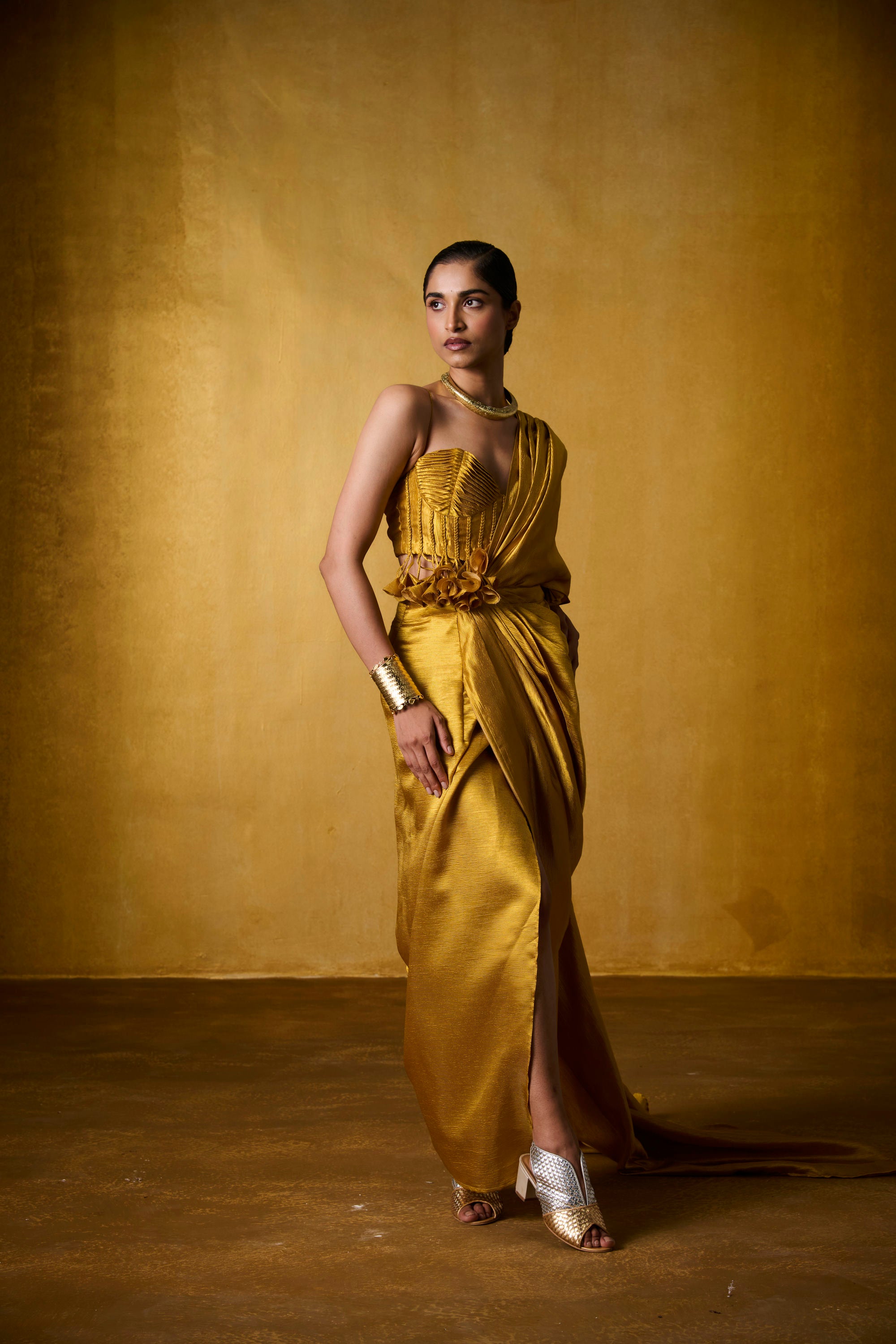 OCHRE NOOR SAREE