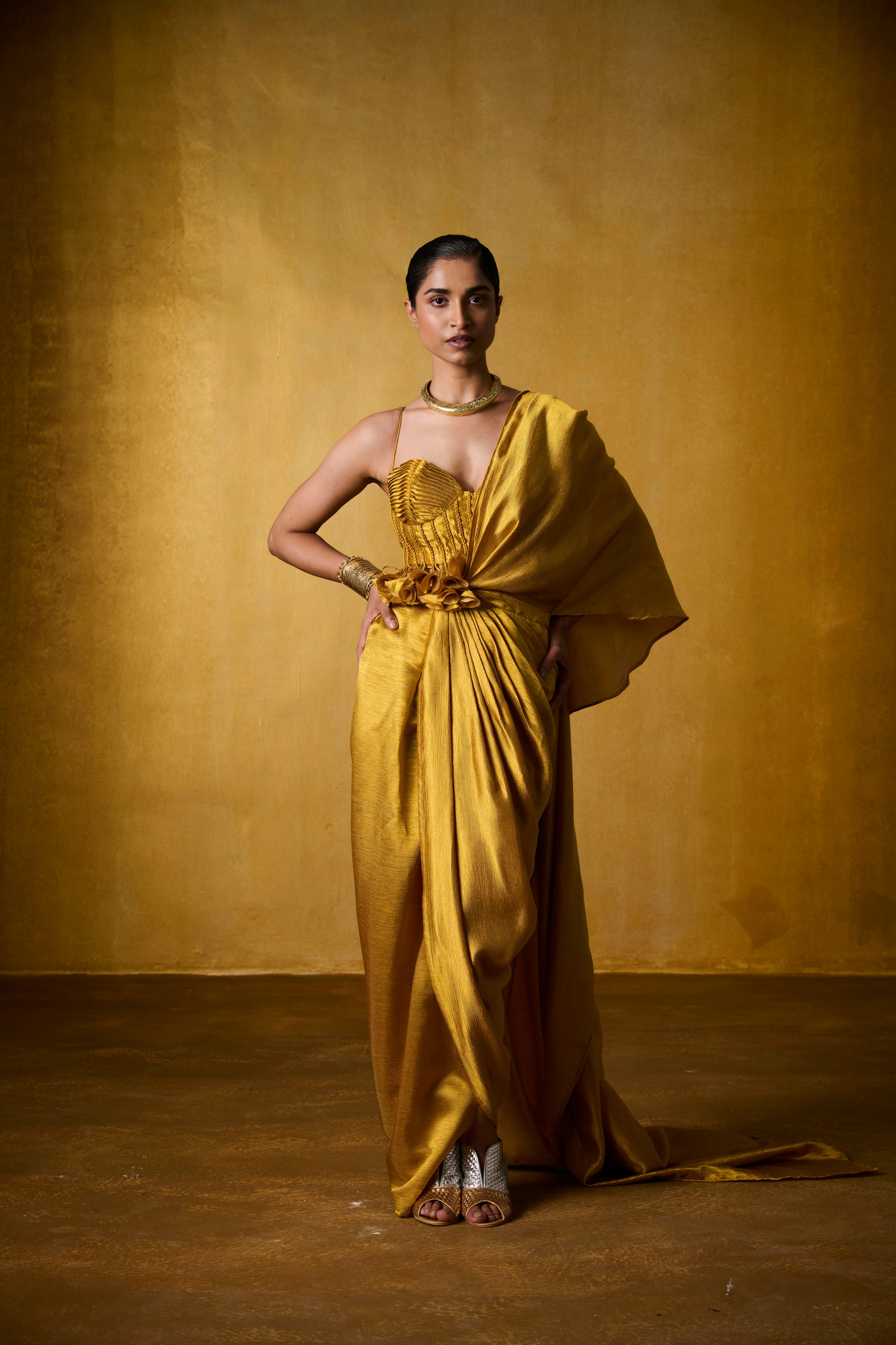 OCHRE NOOR SAREE