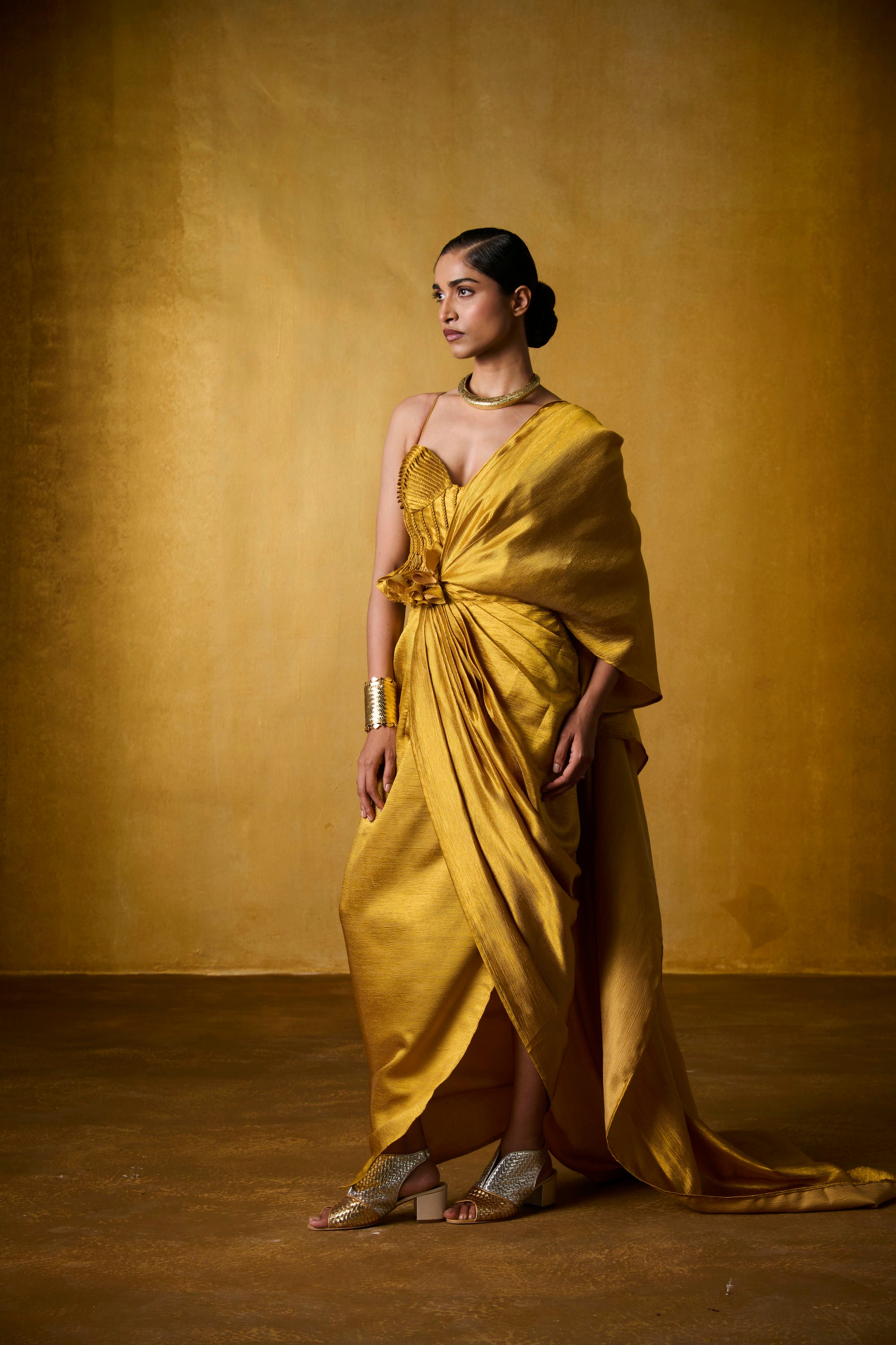 OCHRE NOOR SAREE