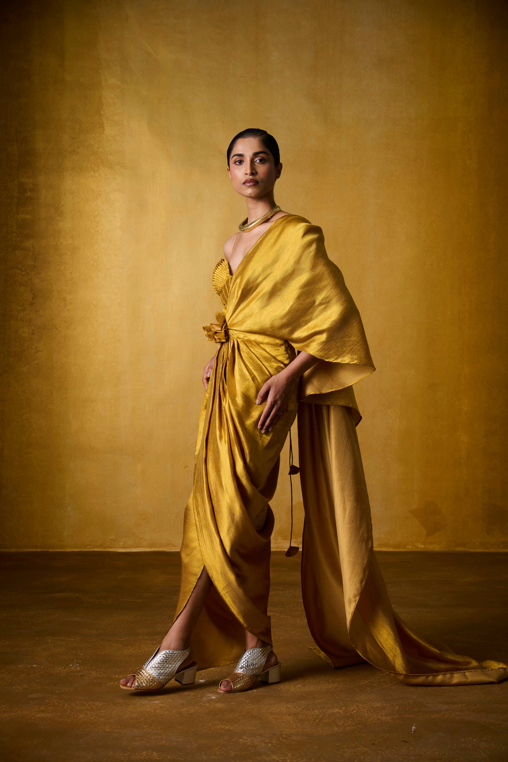OCHRE NOOR SAREE