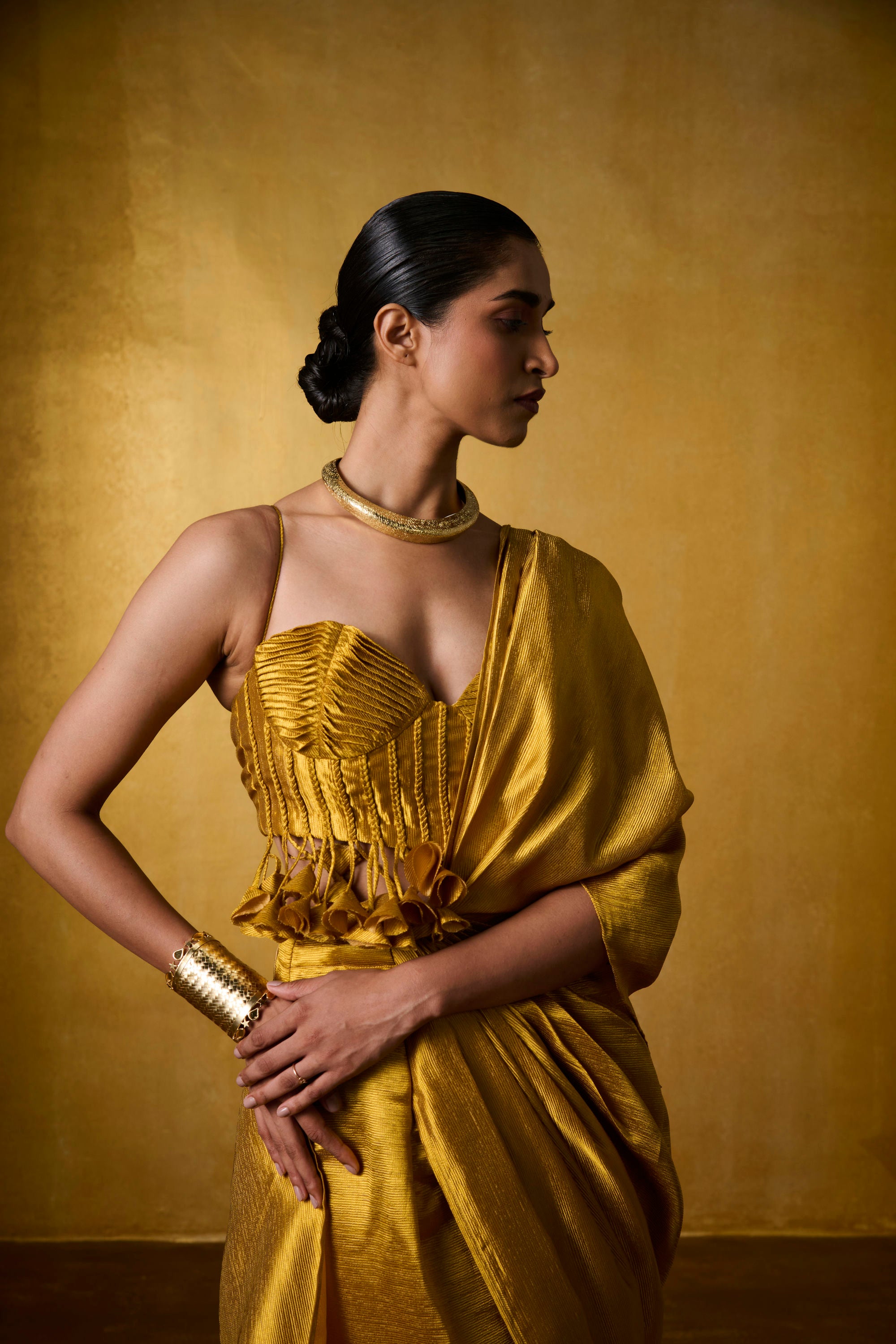 OCHRE NOOR SAREE