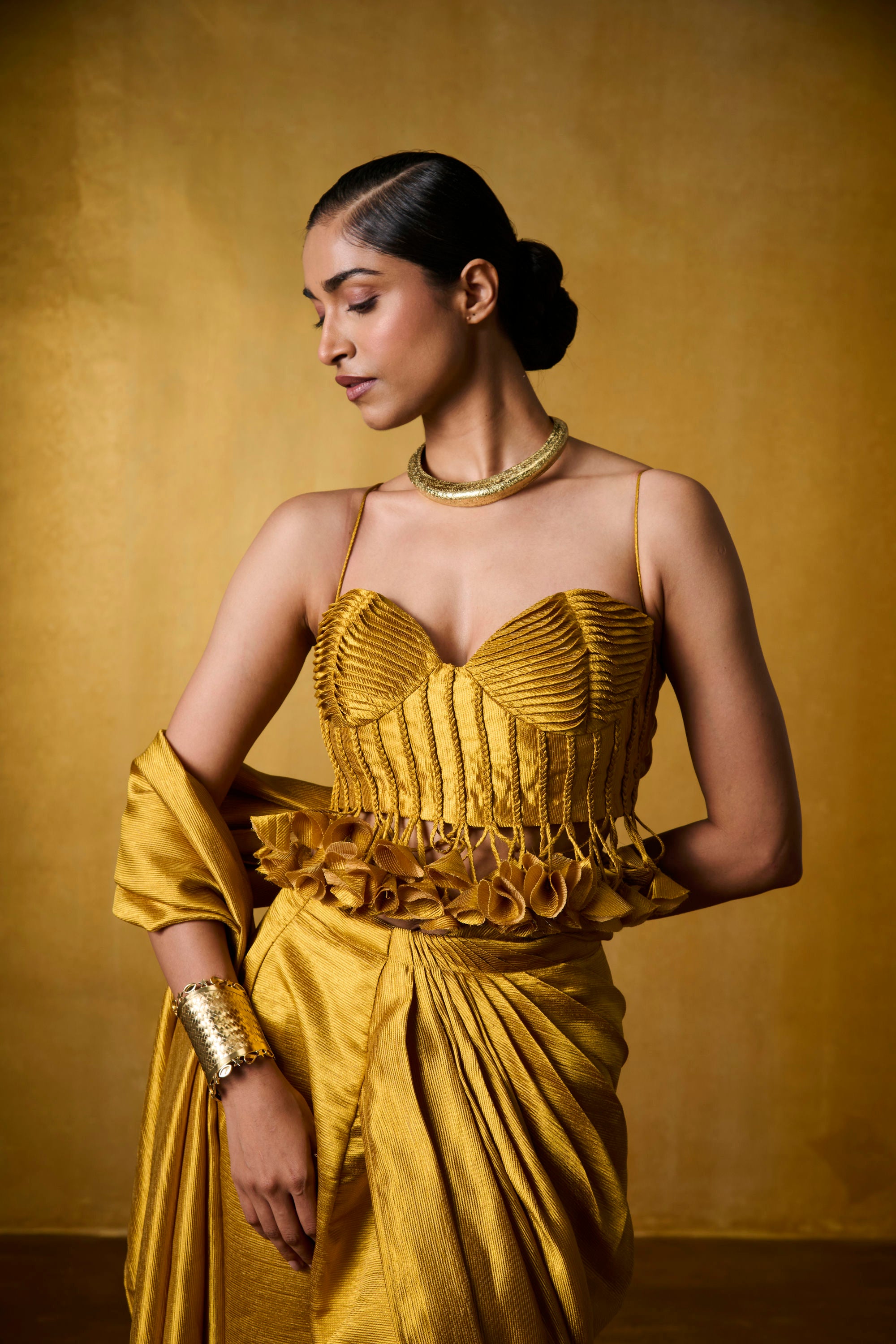 OCHRE NOOR SAREE