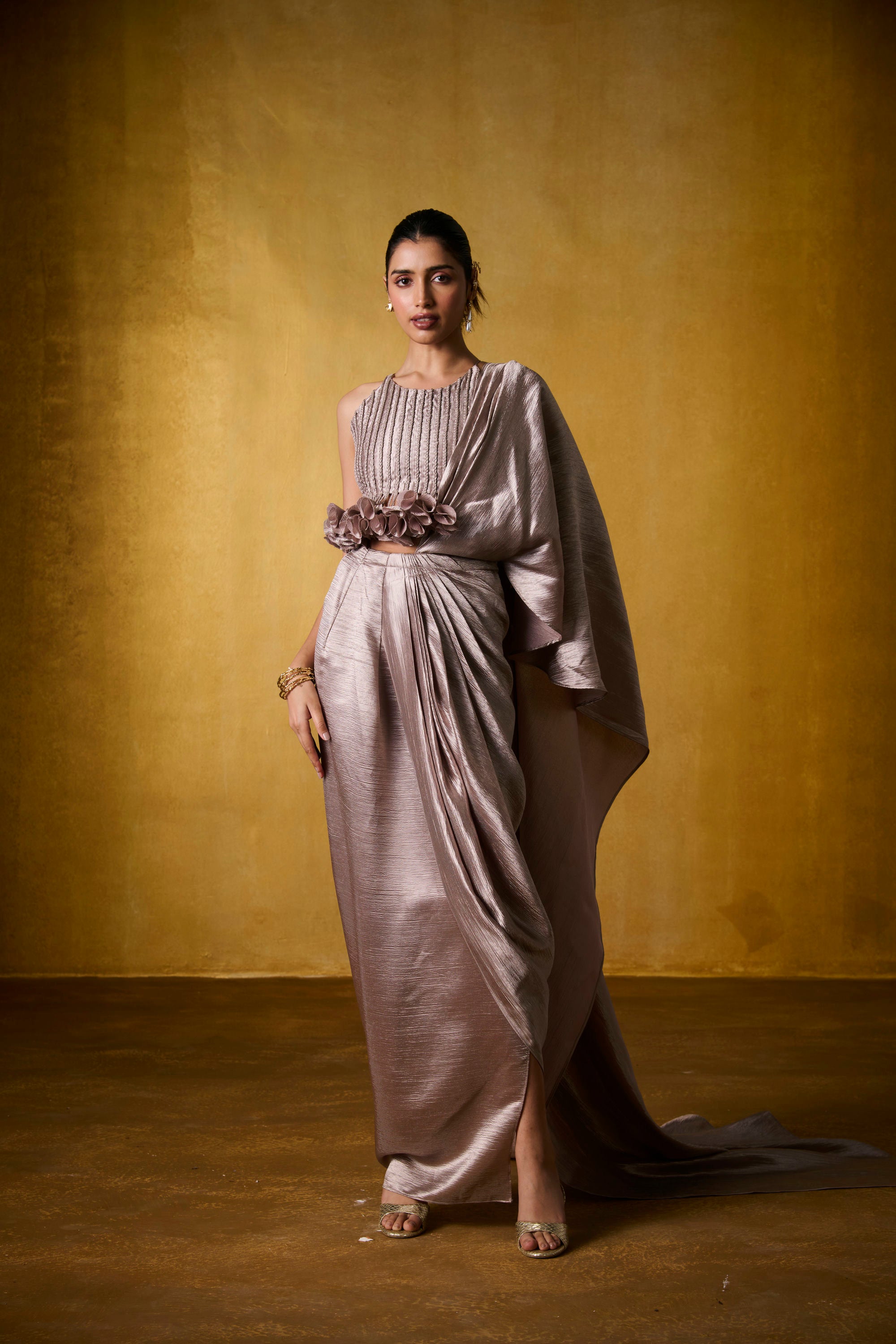 TAUPE NOOR SAREE