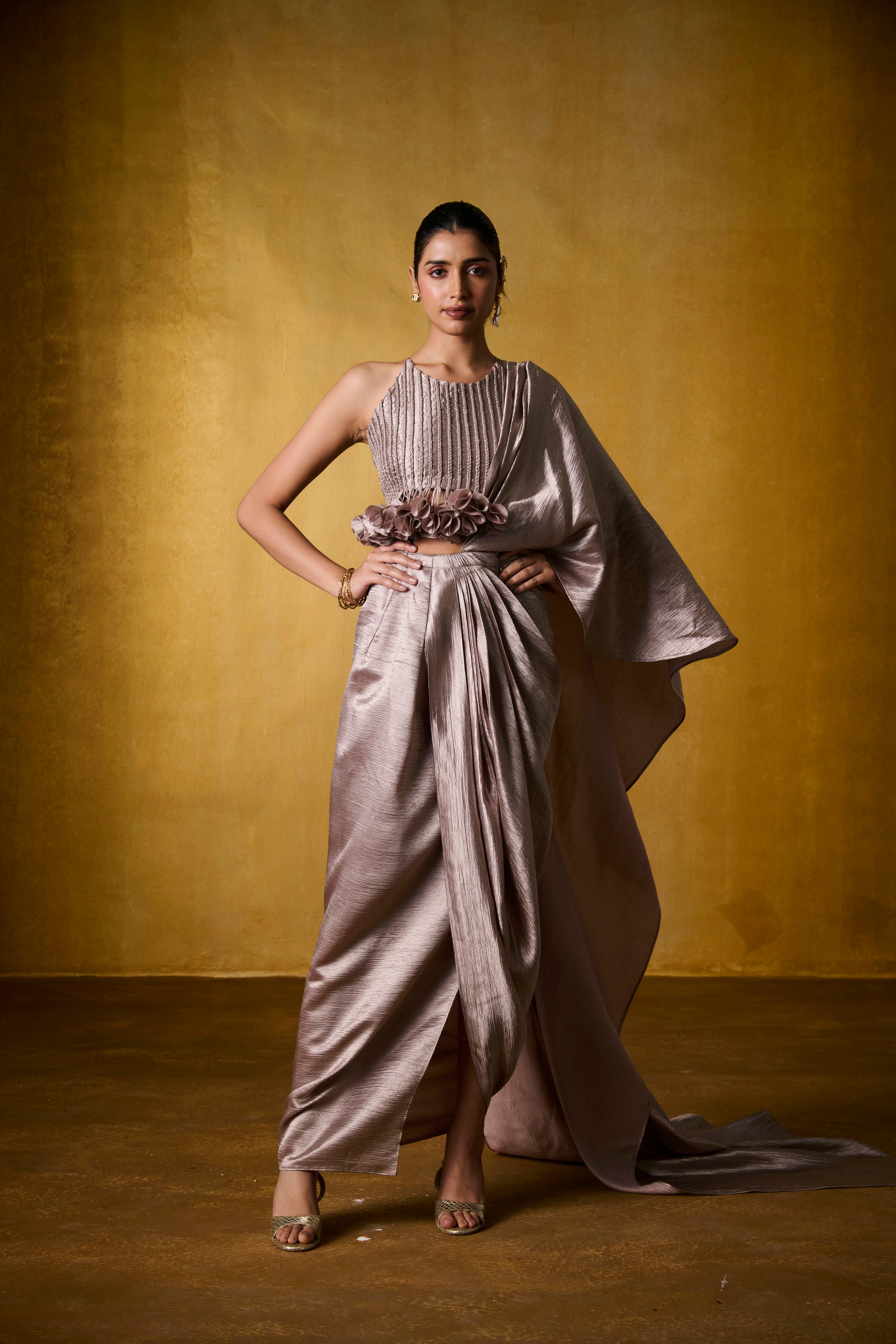 TAUPE NOOR SAREE