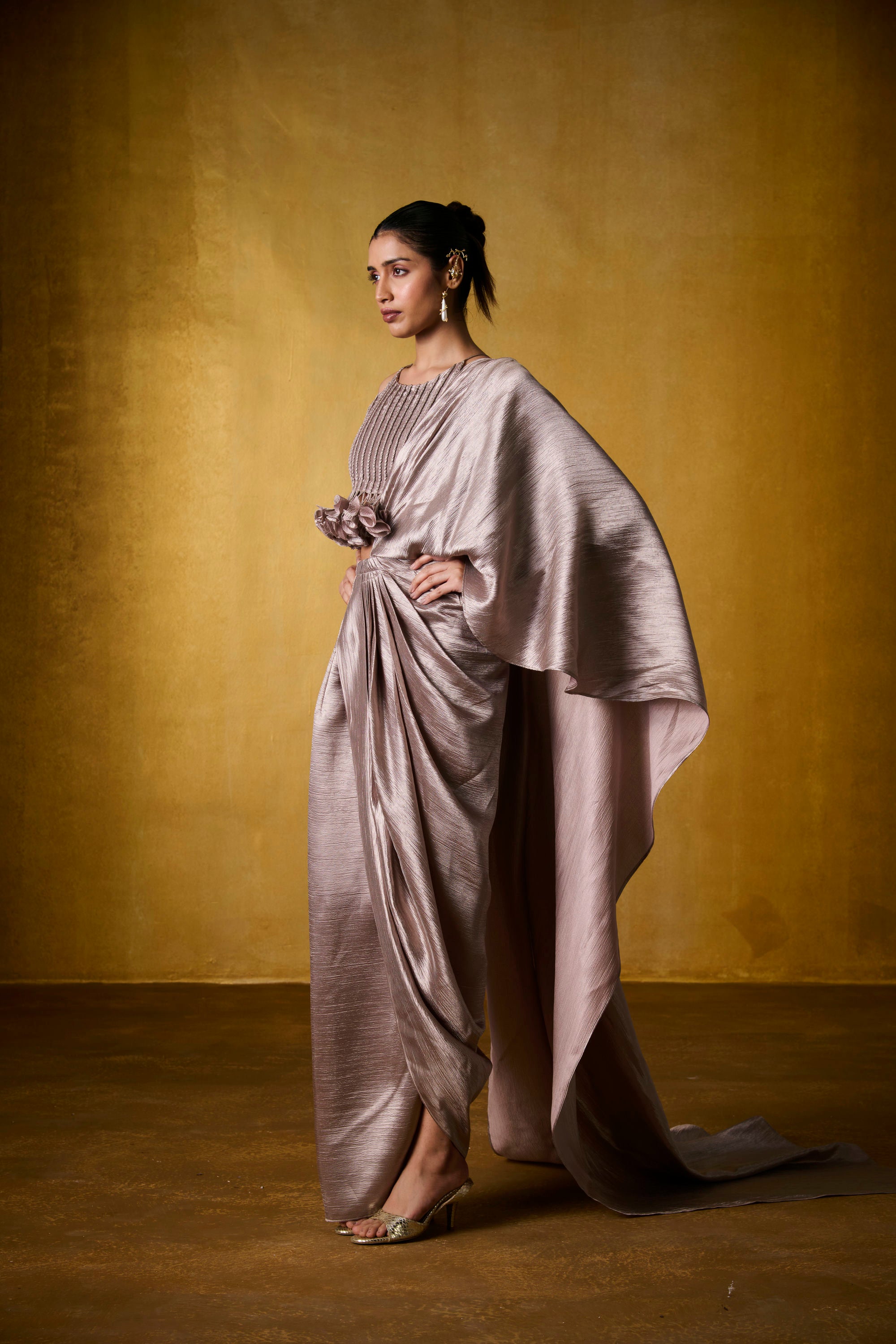 TAUPE NOOR SAREE