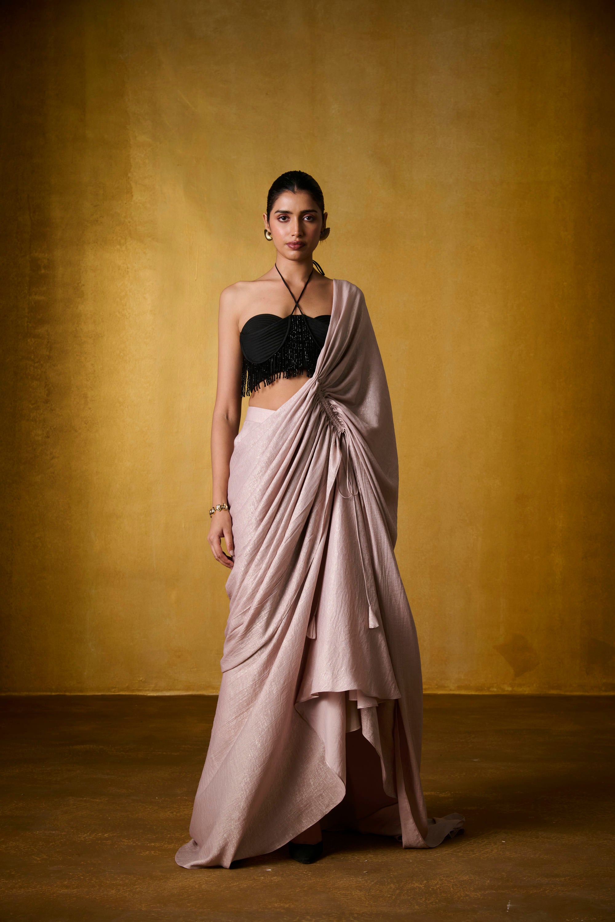 MIRA BLOUSE WITH DRAPED SAREE