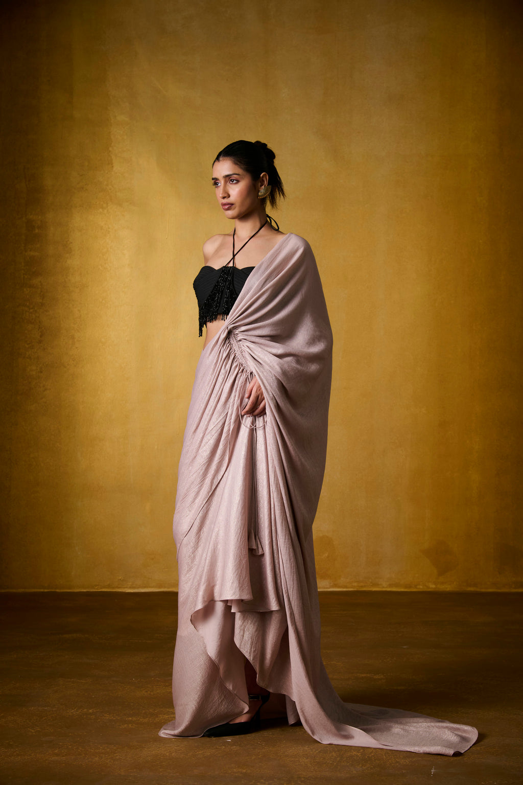 MIRA BLOUSE WITH DRAPED SAREE