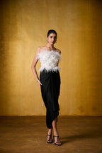 MEHER TOP WITH TWILIGHT KNOTTED SKIRT