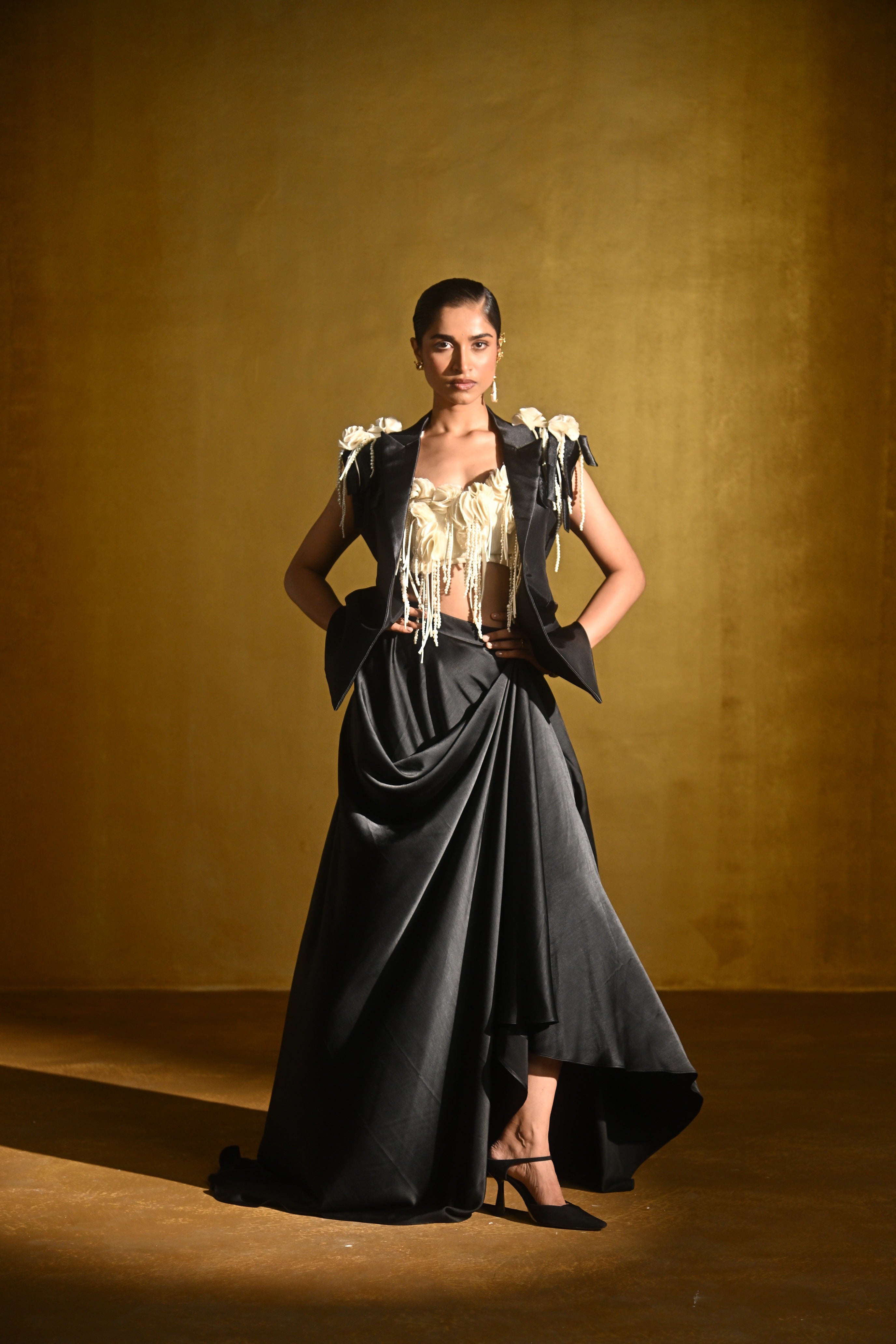ZIYA TOP & AMBAR SKIRT WITH JACKET
